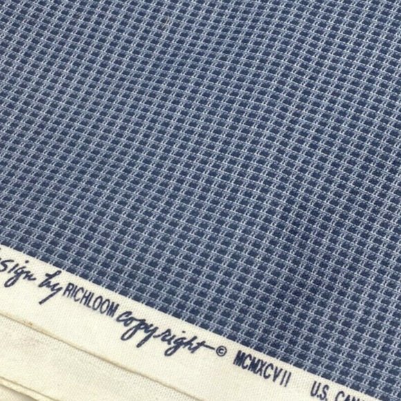 richloom Other - 3 yds Richloom Fabric Remnant Large Scrap Blue